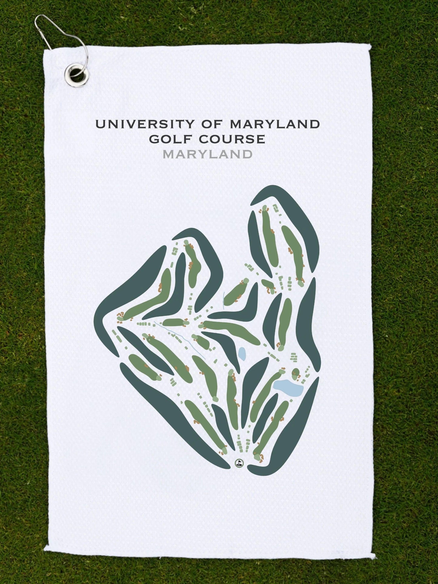University of Maryland Golf Course, Maryland - Printed Golf Courses