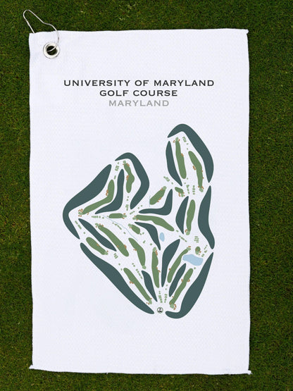 University of Maryland Golf Course, Maryland - Printed Golf Courses