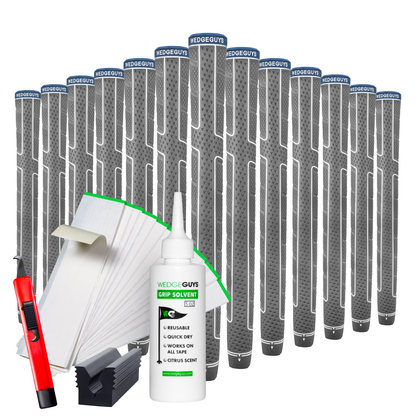 Wedge Guys React+ Golf Grips Bundle 13-Pack - Standard Midsize Oversize