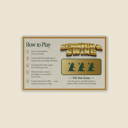 Scratch & Swing™ Scratch Off Golf Game (3 PACK)
