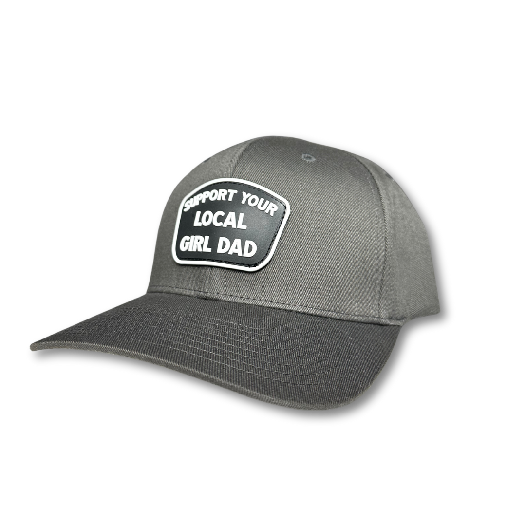 Support Your Local Girl Dad Flexfit Hat (XL)