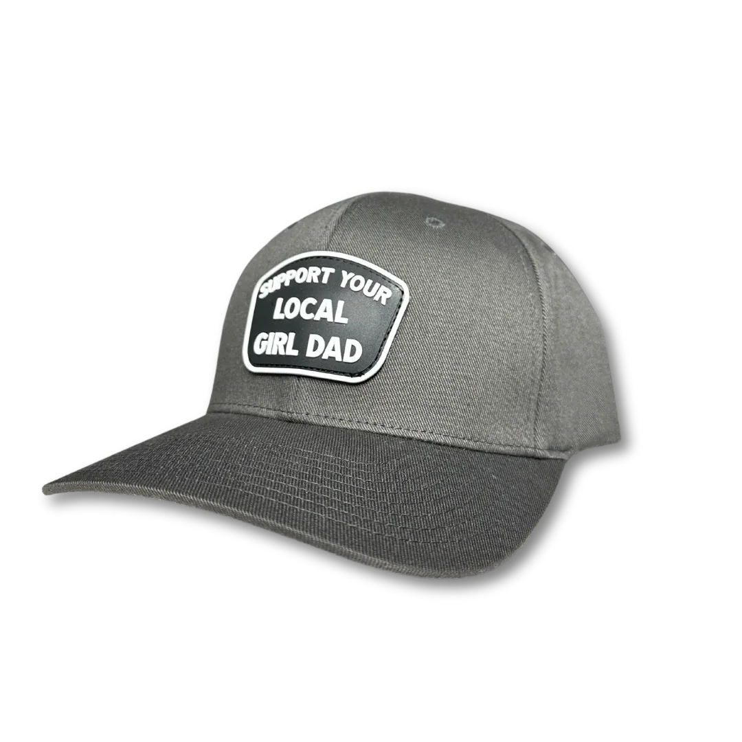 Support Your Local Girl Dad Flexfit Hat (XL) - GOLF LEAGUE
