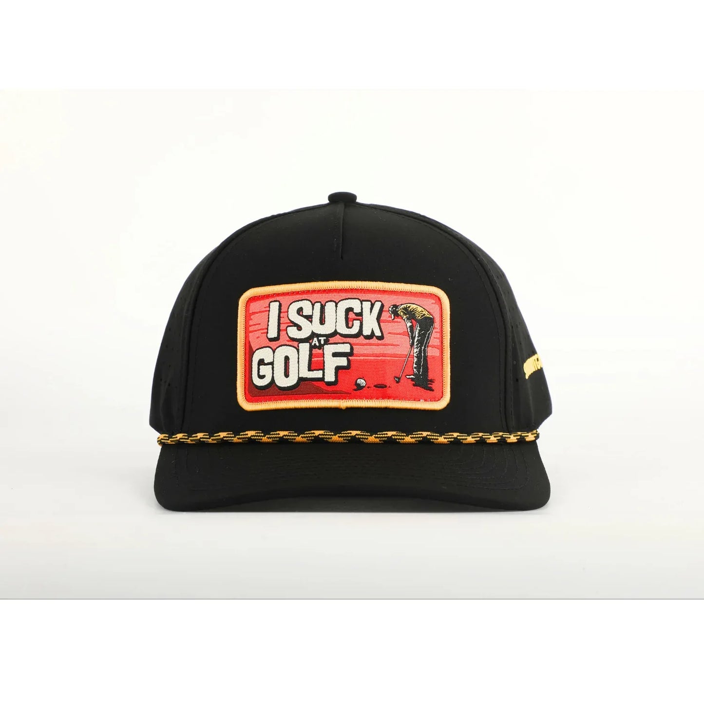 I Suck At Golf Patch Rope Golf Hat - GOLF LEAGUE