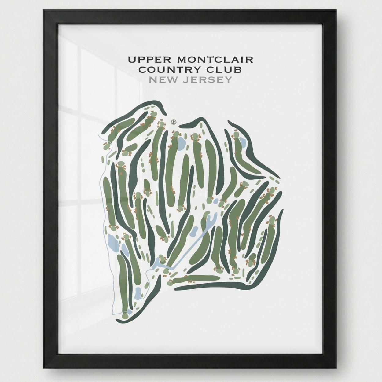 Upper Montclair Country Club, New Jersey - Printed Golf Courses
