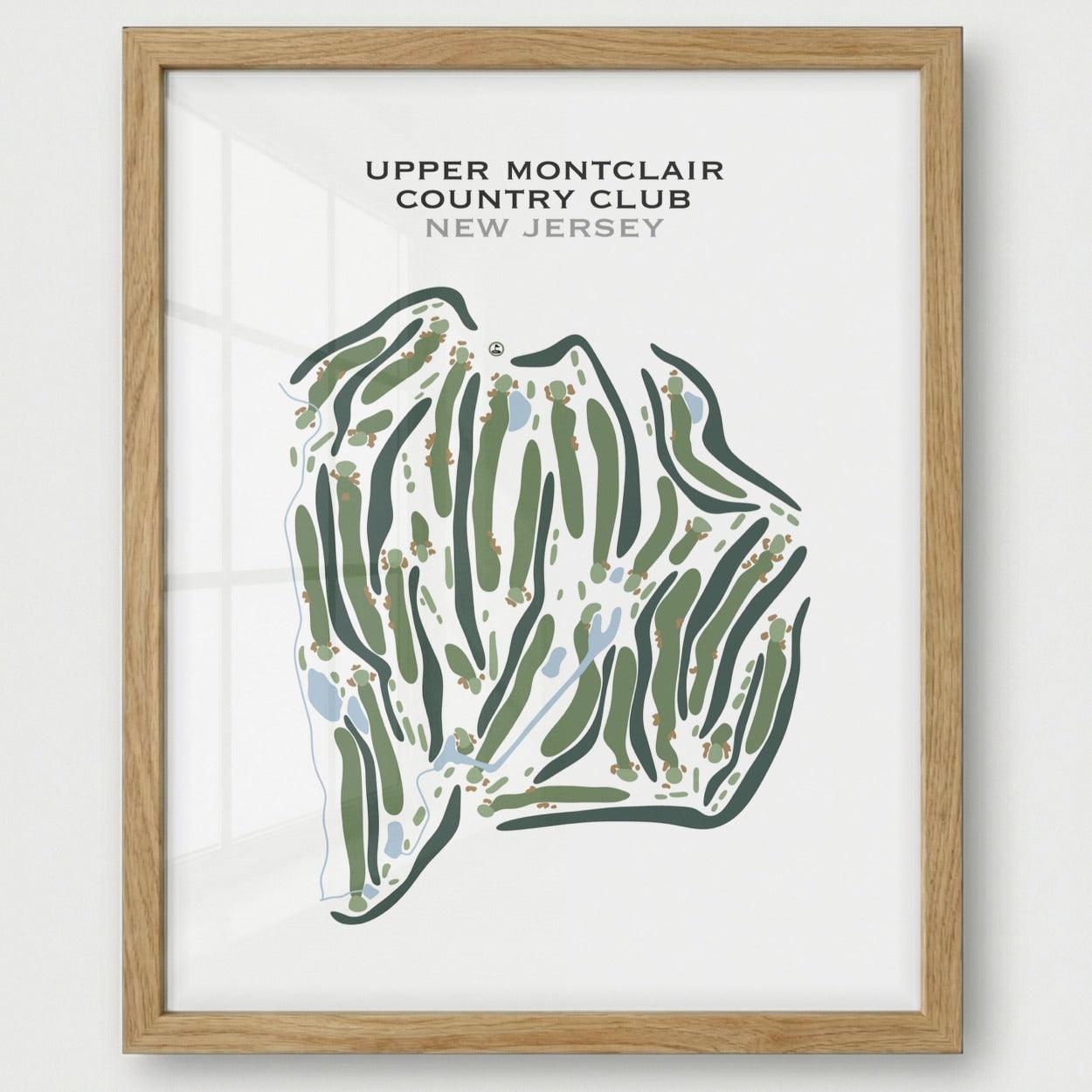 Upper Montclair Country Club, New Jersey - Printed Golf Courses