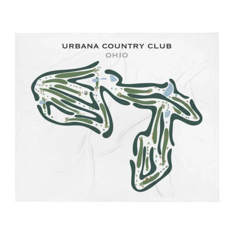 Urbana Country Club, Ohio - Printed Golf Courses