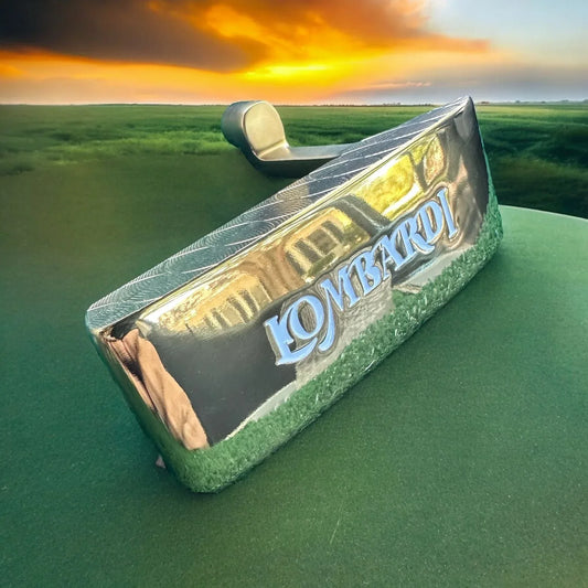 Lombardi Golf Custom Gold PC-308 Double Wide Blade-Golf Putter - GOLF LEAGUE
