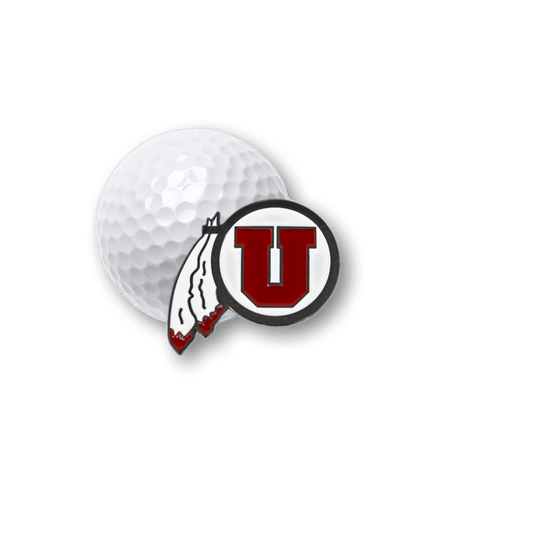 Drum & Feather - University of Utah Golf Ball Marker