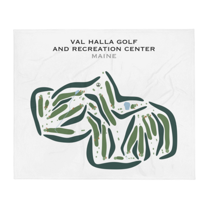Val Halla Golf & Recreation Center, Maine - Printed Golf Courses