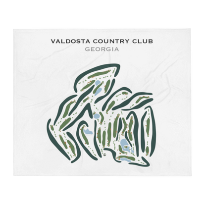 Valdosta Country Club, Georgia - Printed Golf Courses