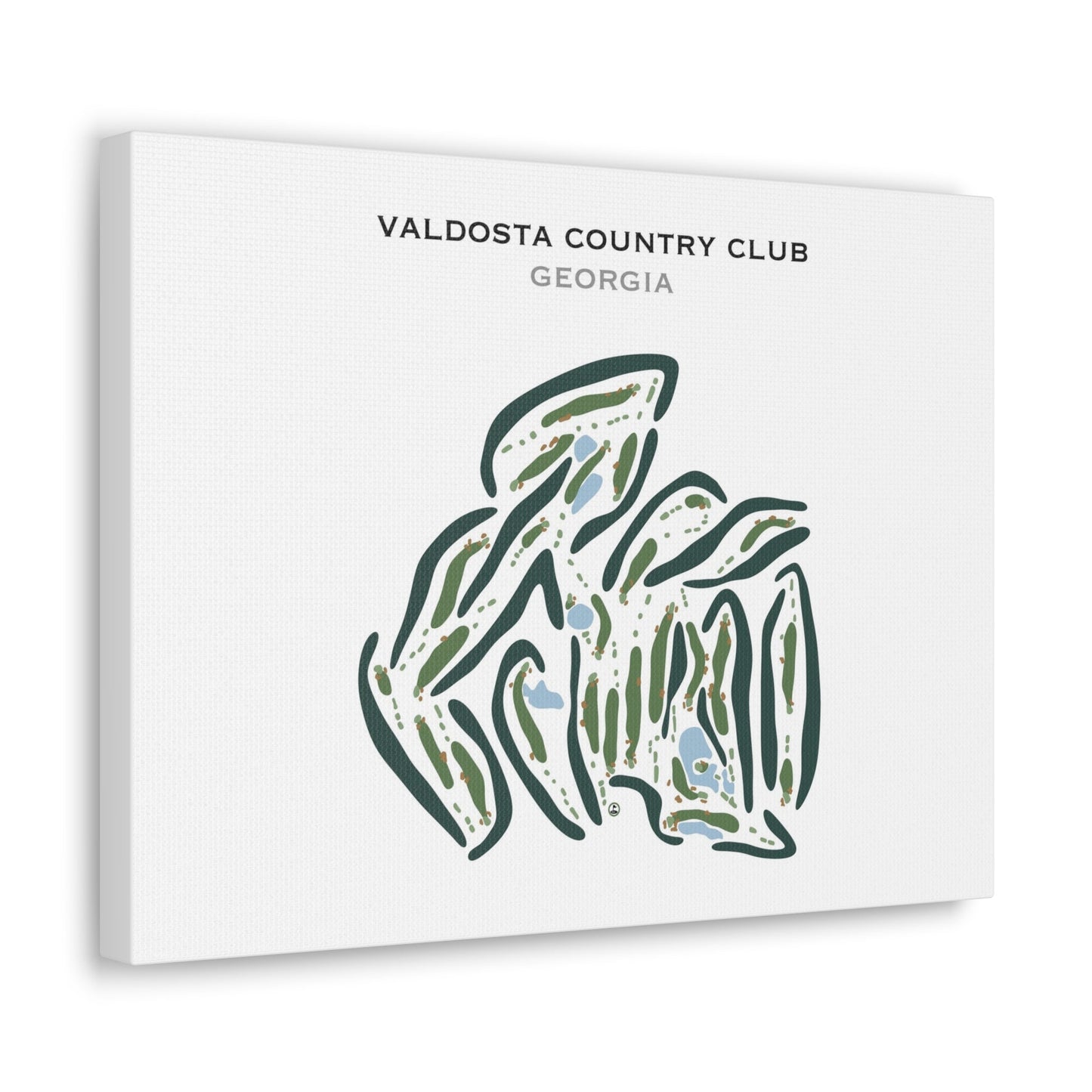 Valdosta Country Club, Georgia - Printed Golf Courses