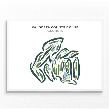 Valdosta Country Club, Georgia - Printed Golf Courses