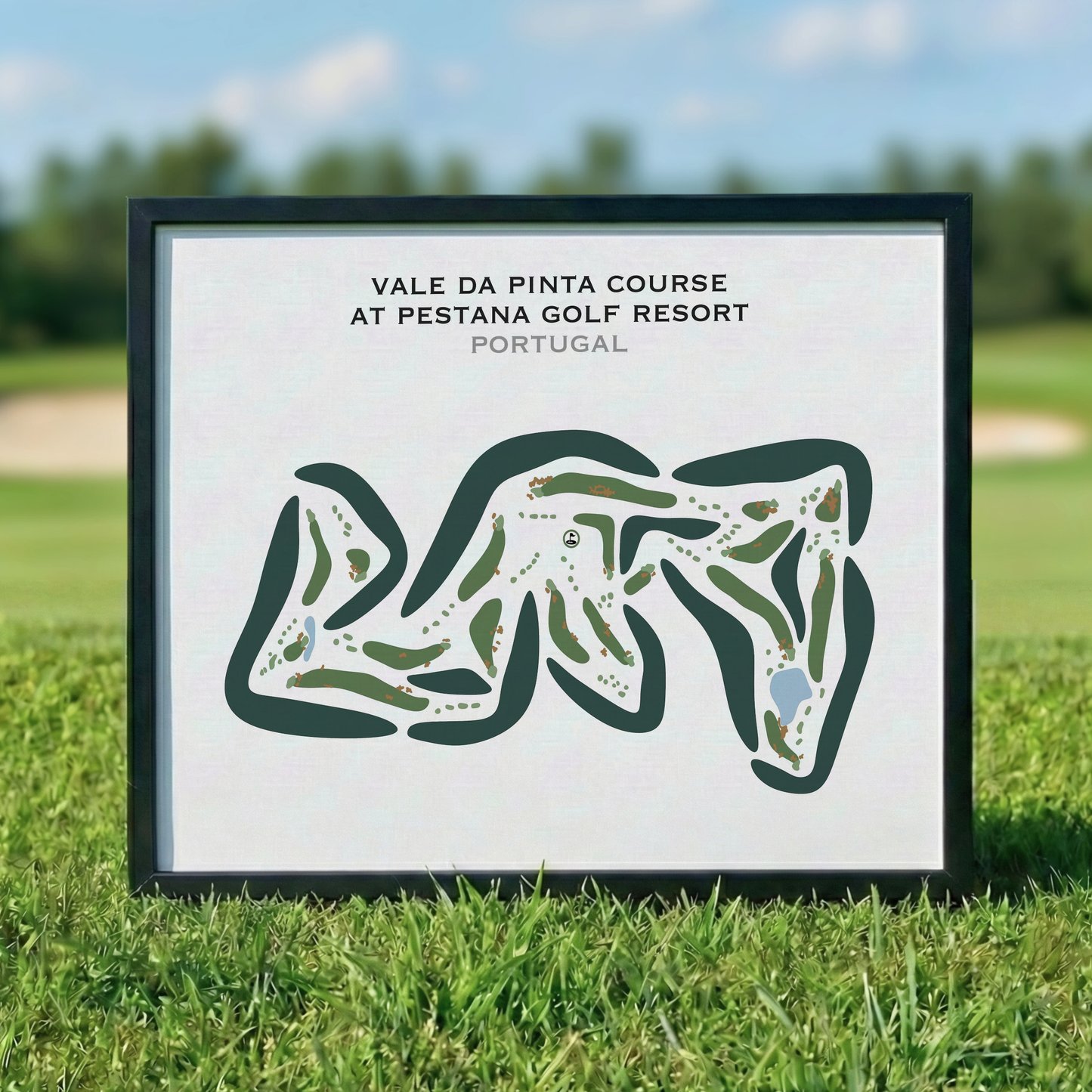 Vale da Pinta Course at Pestana Golf Resort, Portugal - Printed Golf Courses