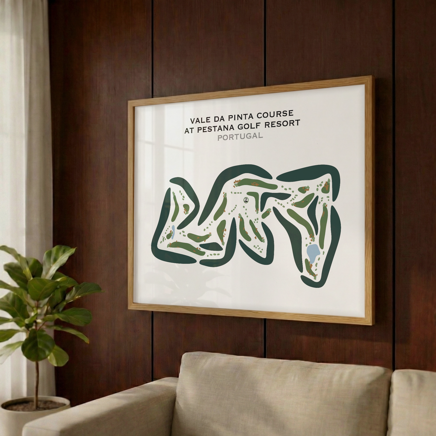 Vale da Pinta Course at Pestana Golf Resort, Portugal - Printed Golf Courses