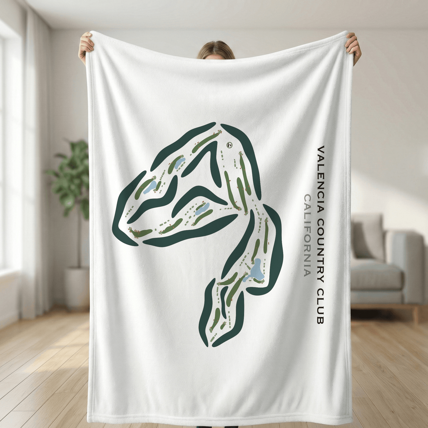 Valencia Country Club, California - Printed Golf Courses