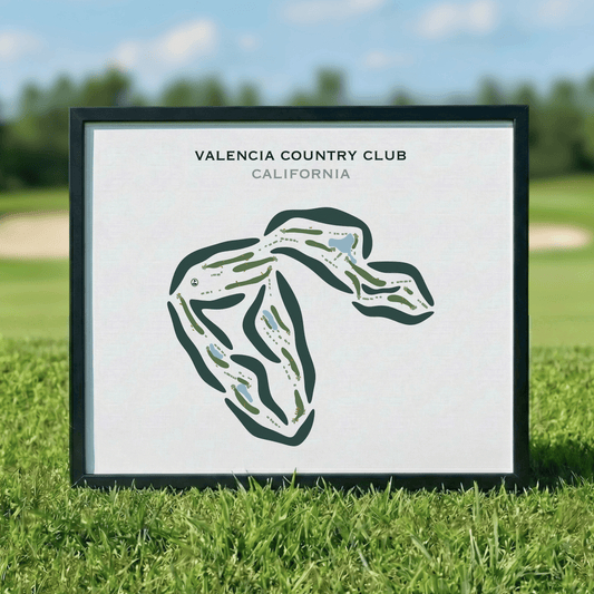 Valencia Country Club, California - Printed Golf Courses