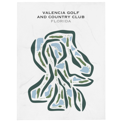 Valencia Golf & Country Club, Florida - Printed Golf Courses