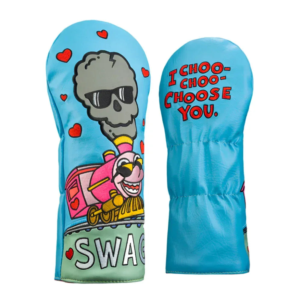 Swag Golf - Choo-Choo-Choose You Driver Headcover *opened, no bag* - GOLF LEAGUE