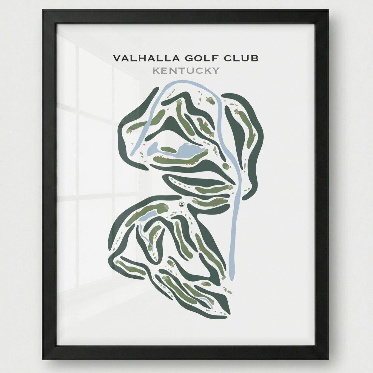 Valhalla Golf Club, Louisville, Kentucky - Printed Golf Courses