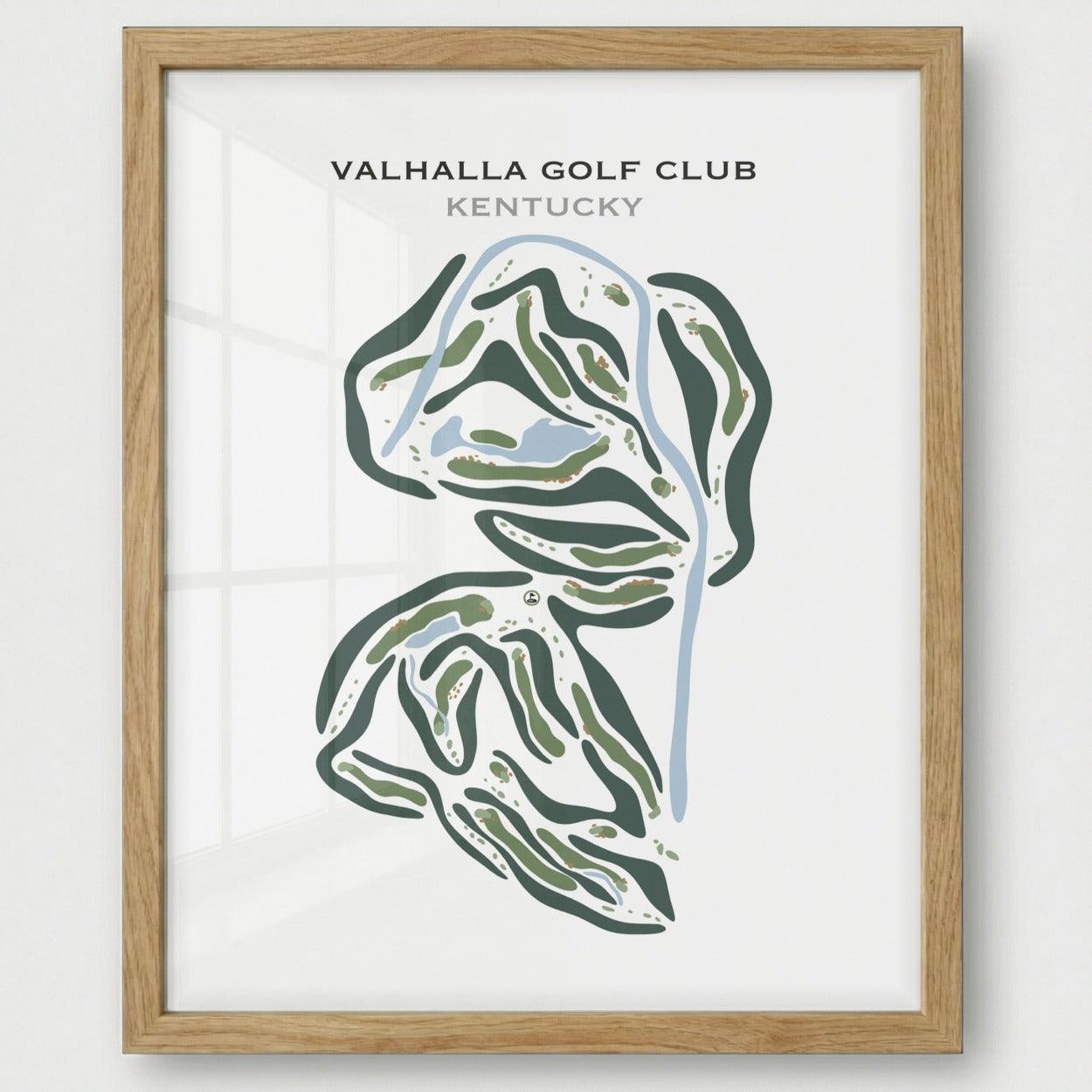 Valhalla Golf Club, Louisville, Kentucky - Printed Golf Courses