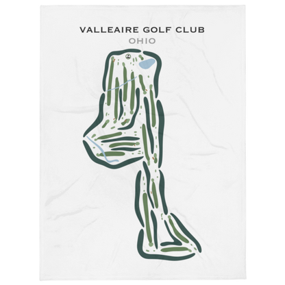 Valleaire Golf Club, Ohio - Printed Golf Courses