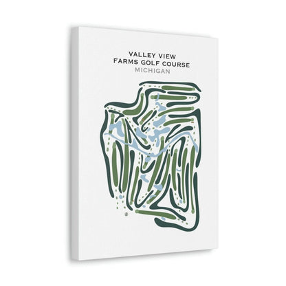 Valley View Farm Golf Course, Michigan - Printed Golf Courses