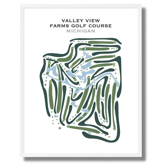 Valley View Farm Golf Course, Michigan - Printed Golf Courses
