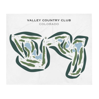 Valley Country Club, Colorado - Printed Golf Courses