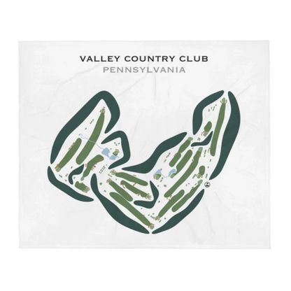 Valley Country Club, Pennsylvania - Printed Golf Courses