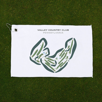 Valley Country Club, Pennsylvania - Printed Golf Courses