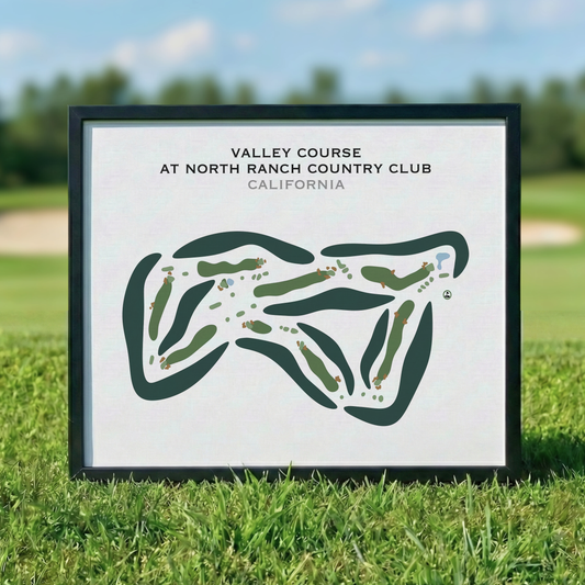 Valley Course at North Ranch Country Club, California - Printed Golf Courses