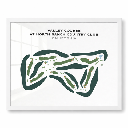 Valley Course at North Ranch Country Club, California - Printed Golf Courses