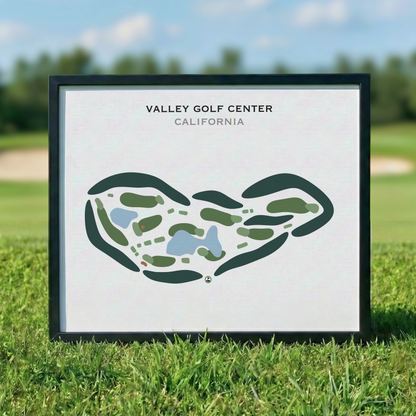 Valley Golf Center, California - Printed Golf Courses