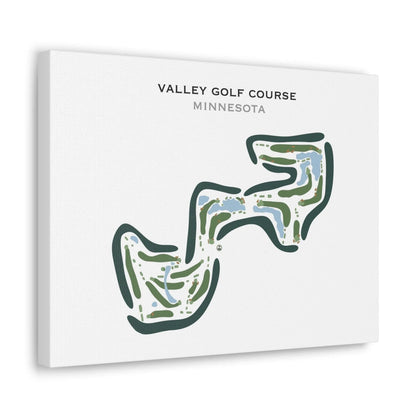 Valley Golf Course, East Grand Forks, Minnesota - Printed Golf Courses