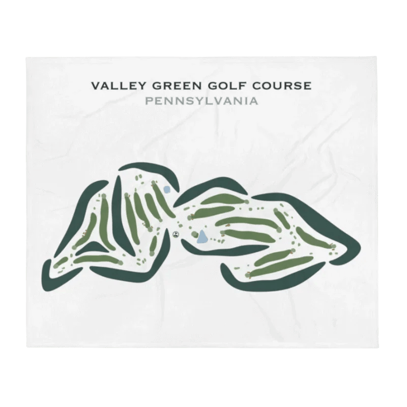 Valley Green Golf Course, Pennsylvania - Printed Golf Courses
