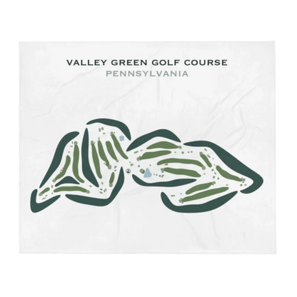 Valley Green Golf Course, Pennsylvania - Printed Golf Courses