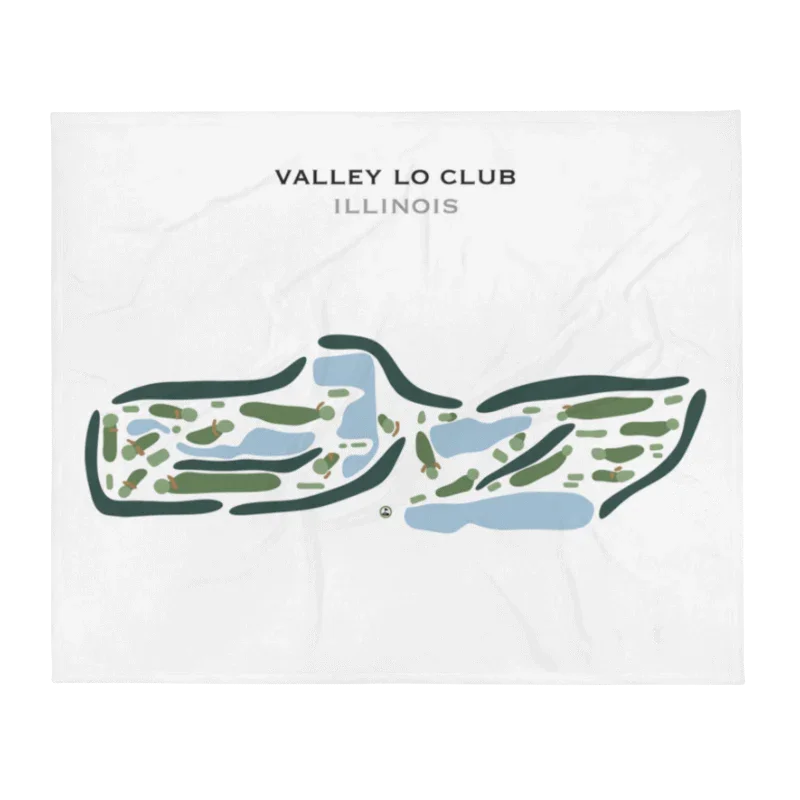 Valley Lo Club, Illinois - Printed Golf Course