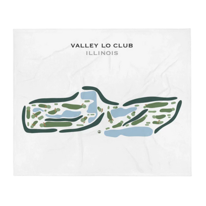 Valley Lo Club, Illinois - Printed Golf Course