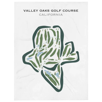 Valley Oaks Golf Course, California - Printed Golf Courses