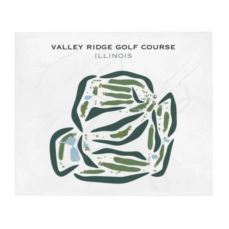 Valley Ridge Golf Course, Illinois - Printed Golf Courses