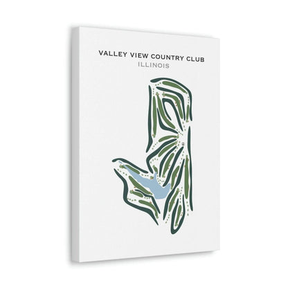 Valley View Country Club, Illinois - Printed Golf Courses