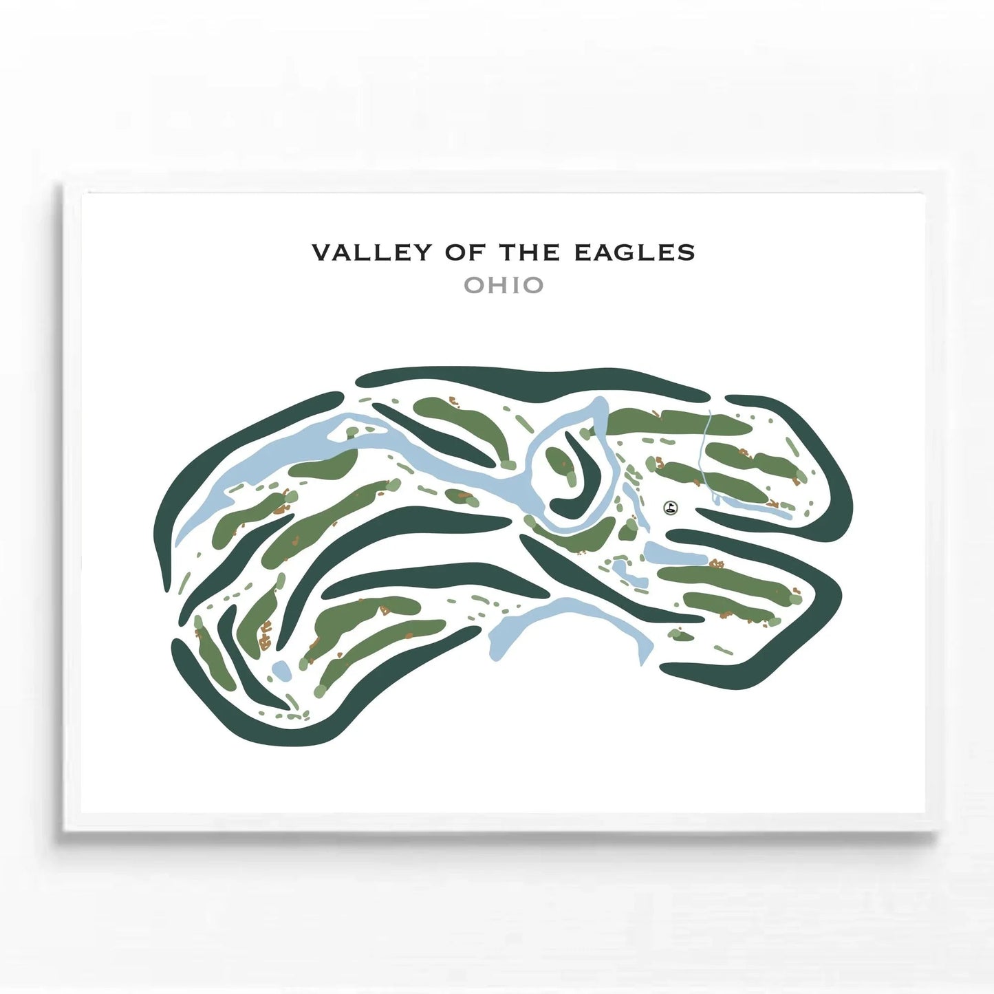 Valley of the Eagles Golf Club, Ohio - Printed Golf Courses