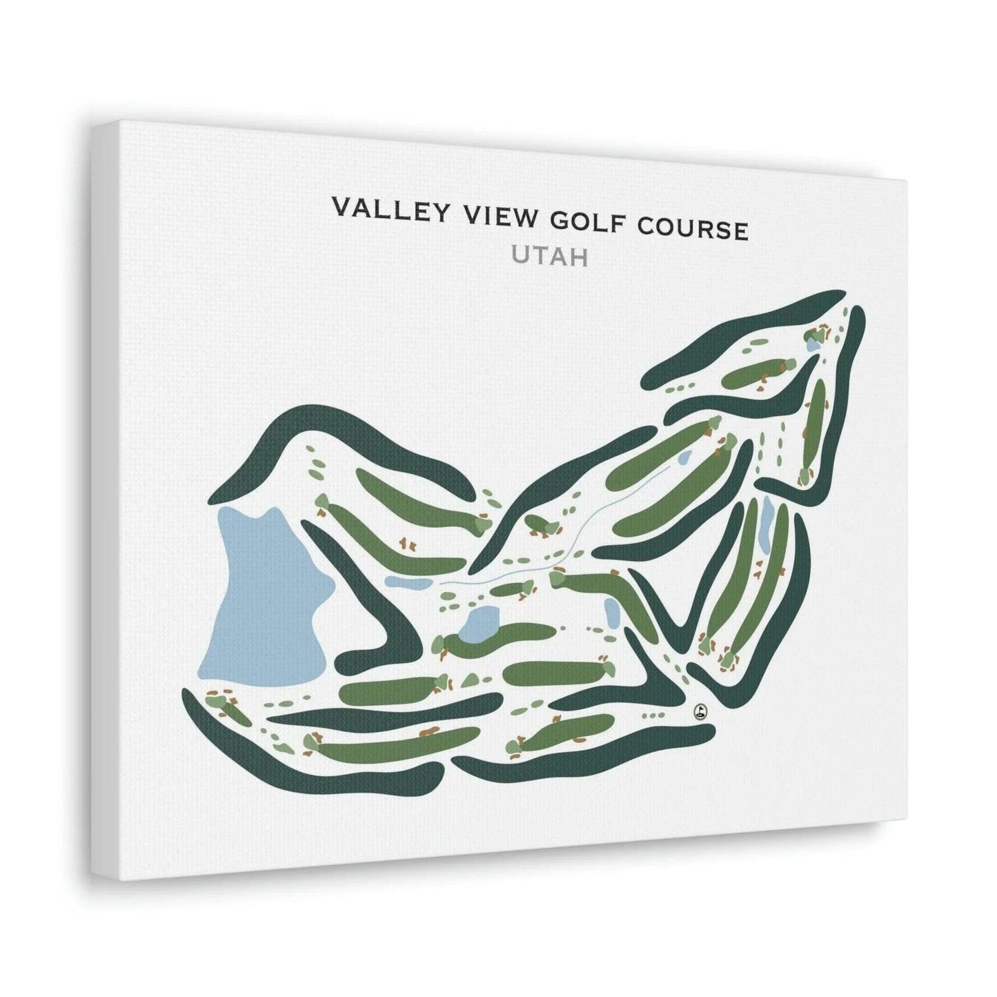 Valley View Golf Course, Layton Utah - Printed Golf Courses