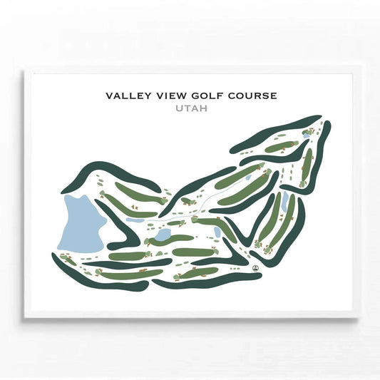 Valley View Golf Course, Layton Utah - Printed Golf Courses