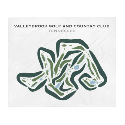 Valleybrook Golf and Country Club, Tennessee - Printed Golf Courses