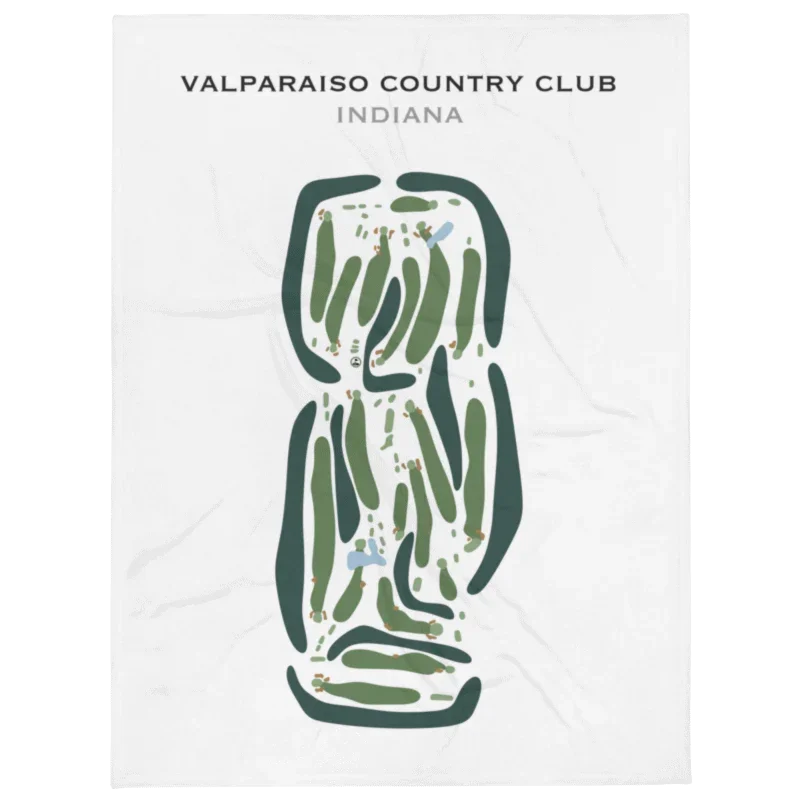 Valparaiso Country Club, Indiana - Printed Golf Courses