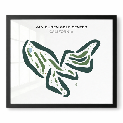 Van Buren Golf Center, California - Printed Golf Courses