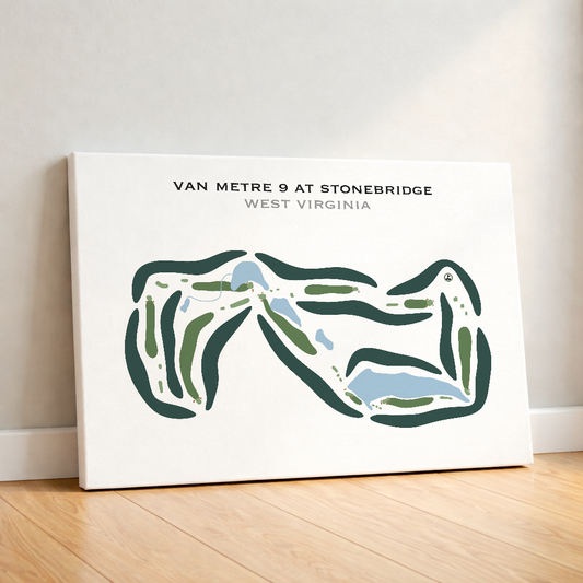 VanMetre 9 at Stonebridge, West Virginia - Printed Golf Courses