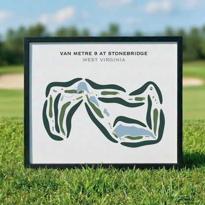VanMetre 9 at Stonebridge, West Virginia - Printed Golf Courses