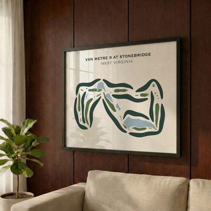 VanMetre 9 at Stonebridge, West Virginia - Printed Golf Courses